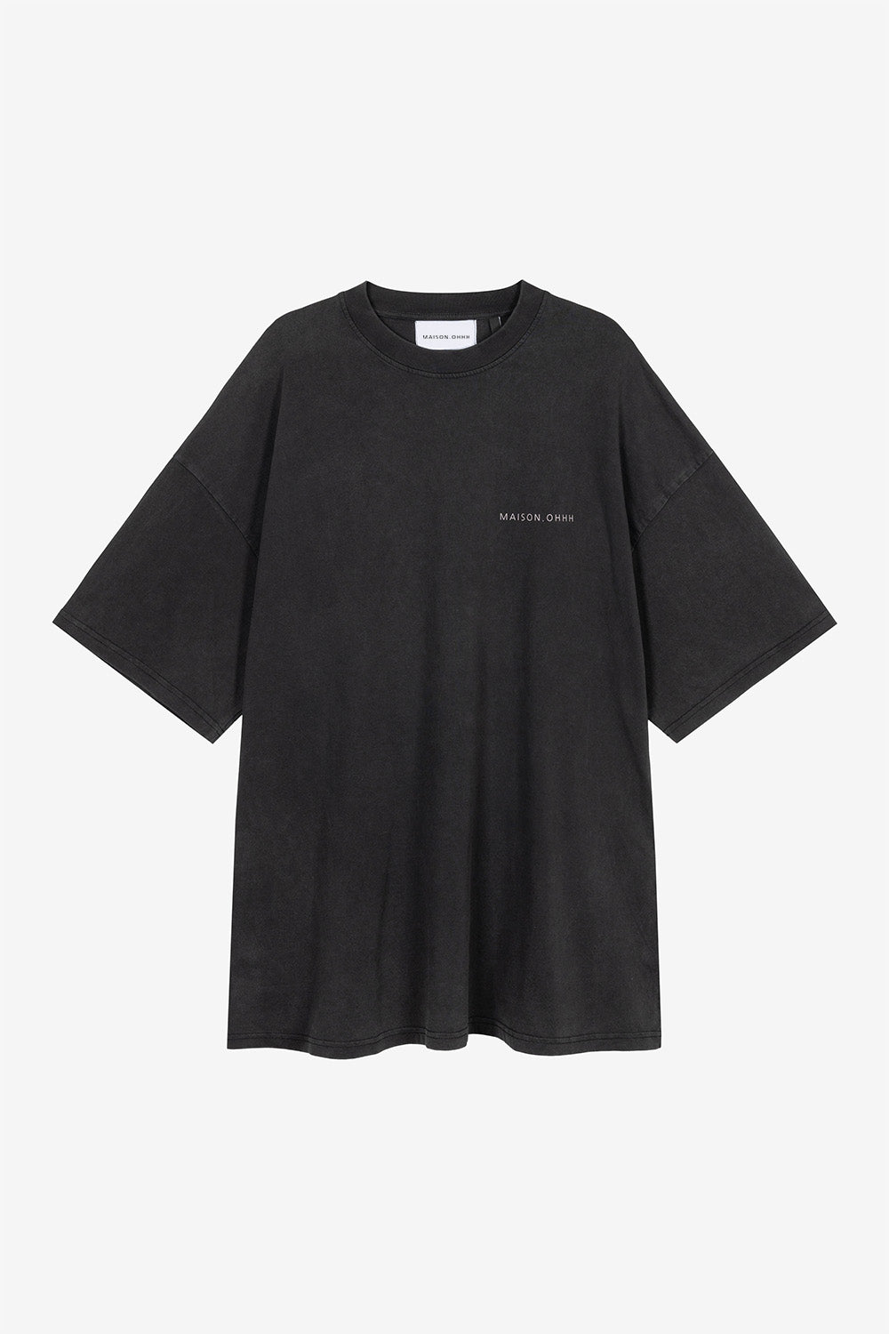 Oversized T-Shirt CIAO AMORE vintage black