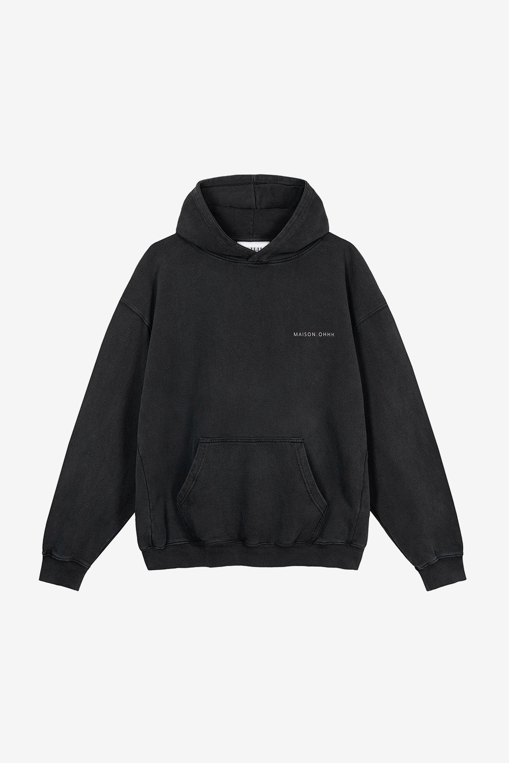 Oversized Hoodie CIAO AMORE vintage black